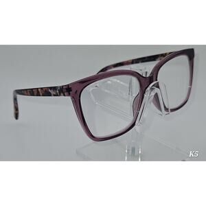 Marilyn Monroe Readers +2.5 Plum Purple Eyeglasses Tortoise Temples Preowned